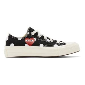 CONVERSE PLAY Comme Des Garson Polka Dot Low Top Sneakers - SOLD
